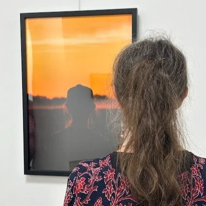 LAST WEEK TO SEE. TAKE A DAY TRIP TO COROWA!
We went tp see Elijah Ingram's solo photographic exhibition 'Where I Was To Where I Am' and caught up with our former team mate Camille Whitehead (pictured). The Corowa Art Space is another great example o