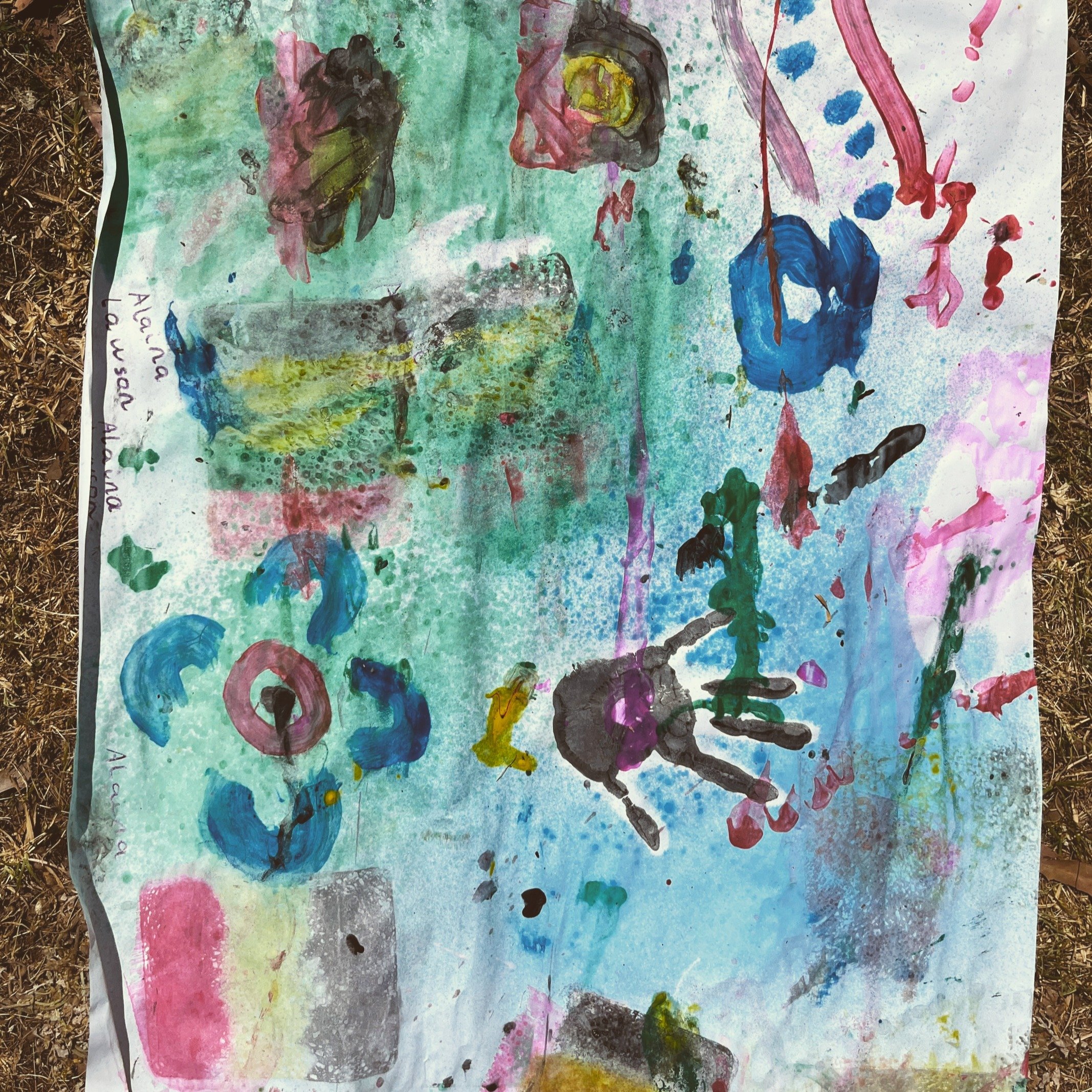Beautiful work from visitors at The Leeton NAIDOC Family Day at Gossamer Park