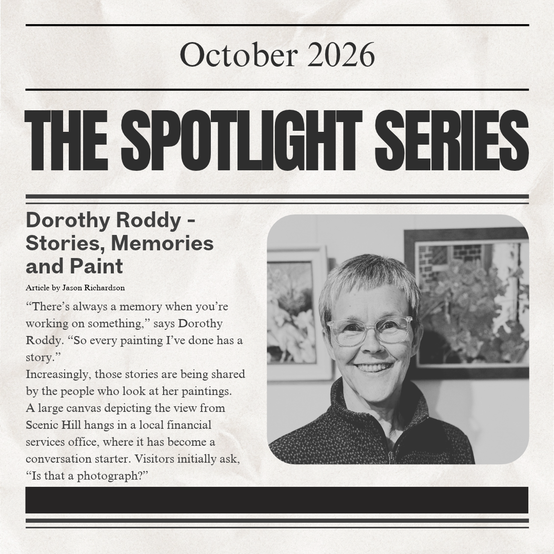 Spotlight Series October 2026: Dorothy Roddy - Stories, Memories and Paint