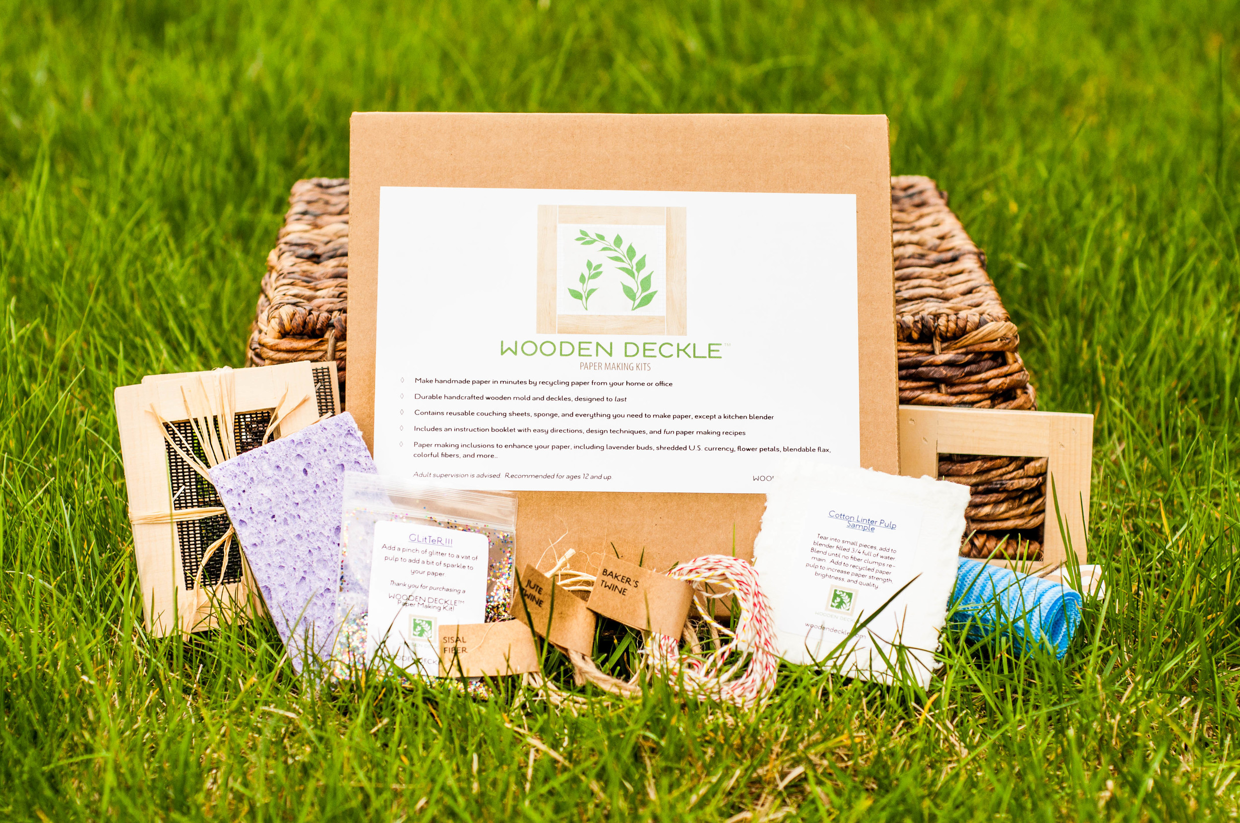 DIY Hang tag paper making kit