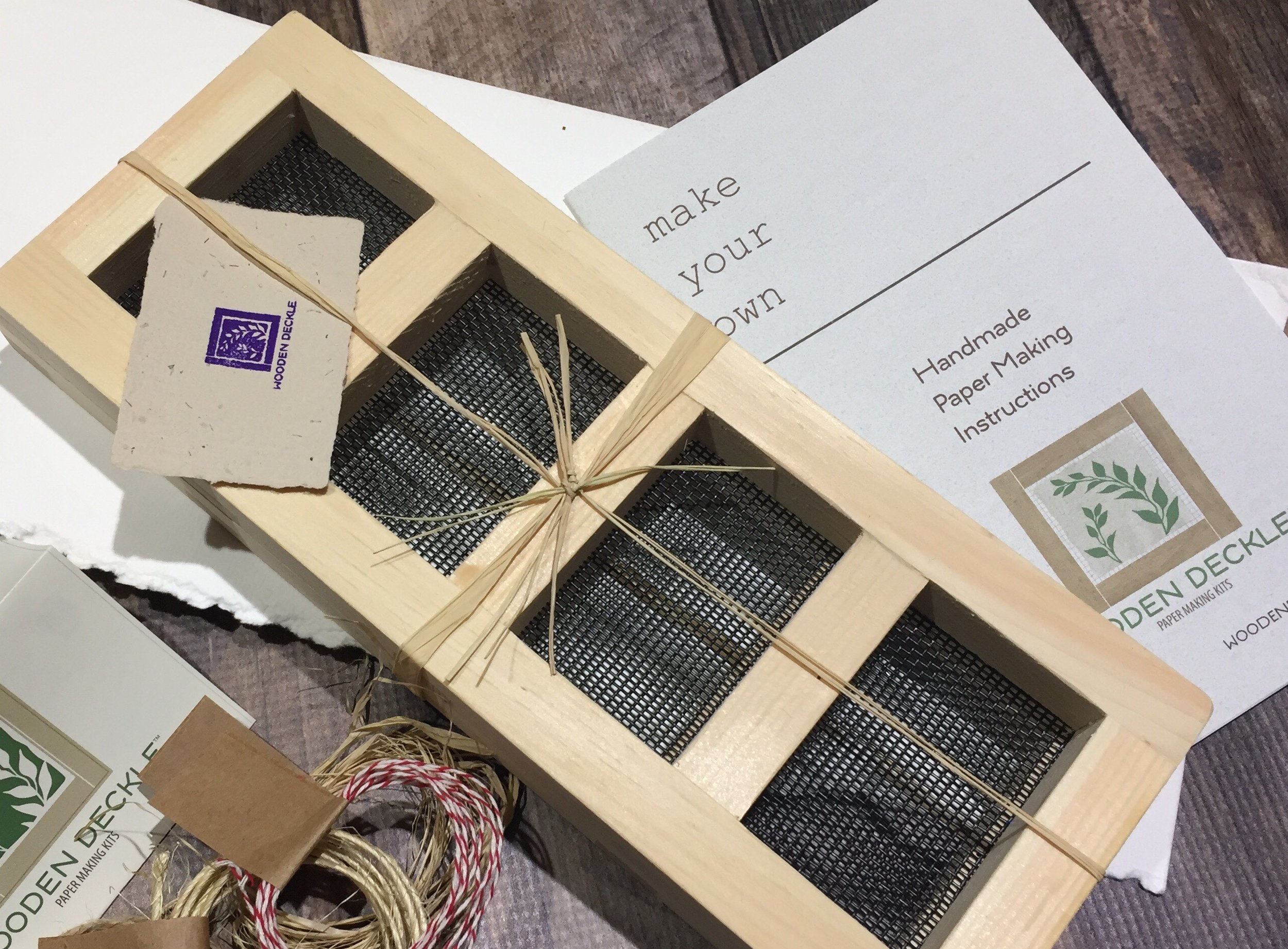Handmade Paper Business Card DIY Kit