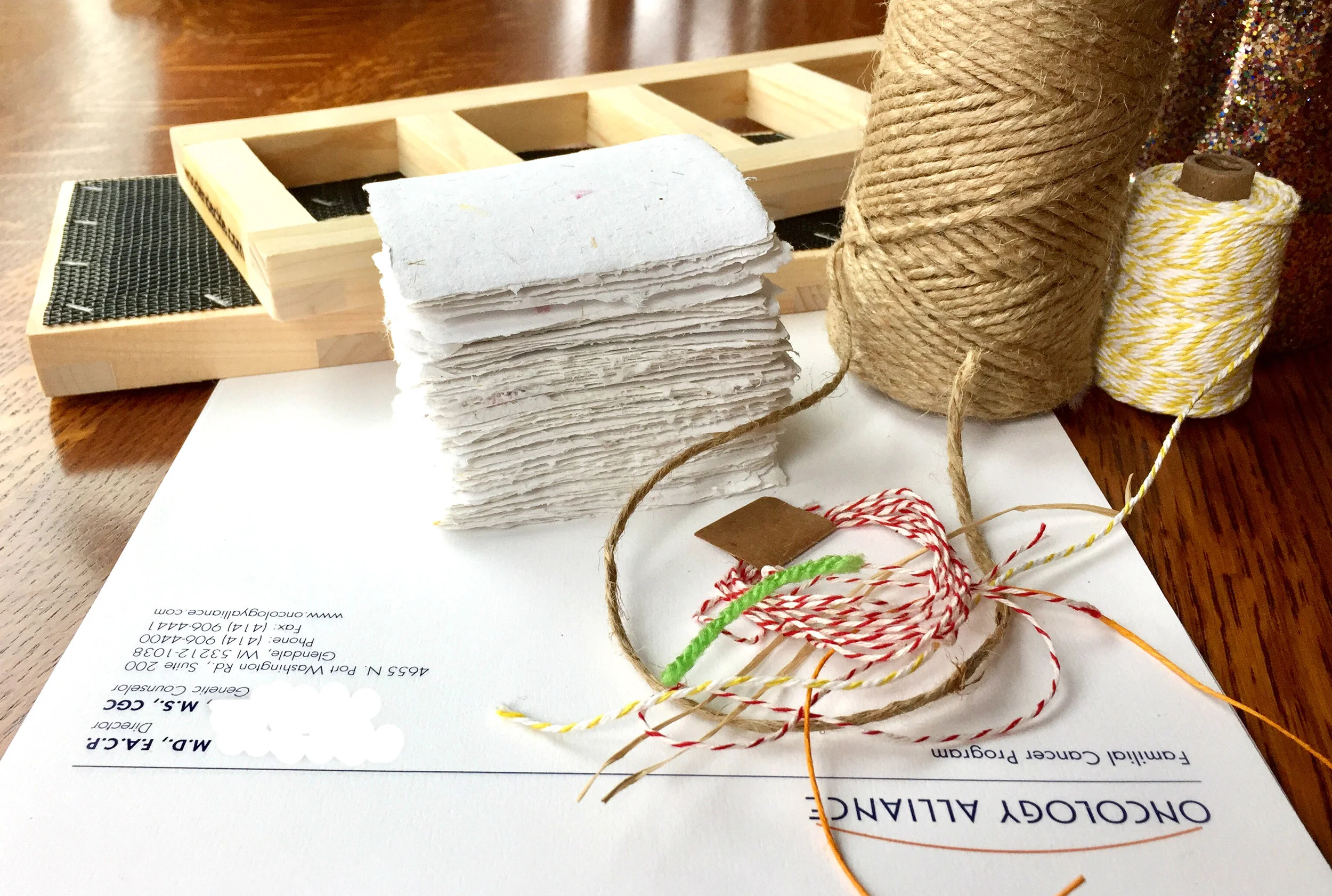 Quadruple quick — Wooden Deckle Papermaking Kits And Supplie