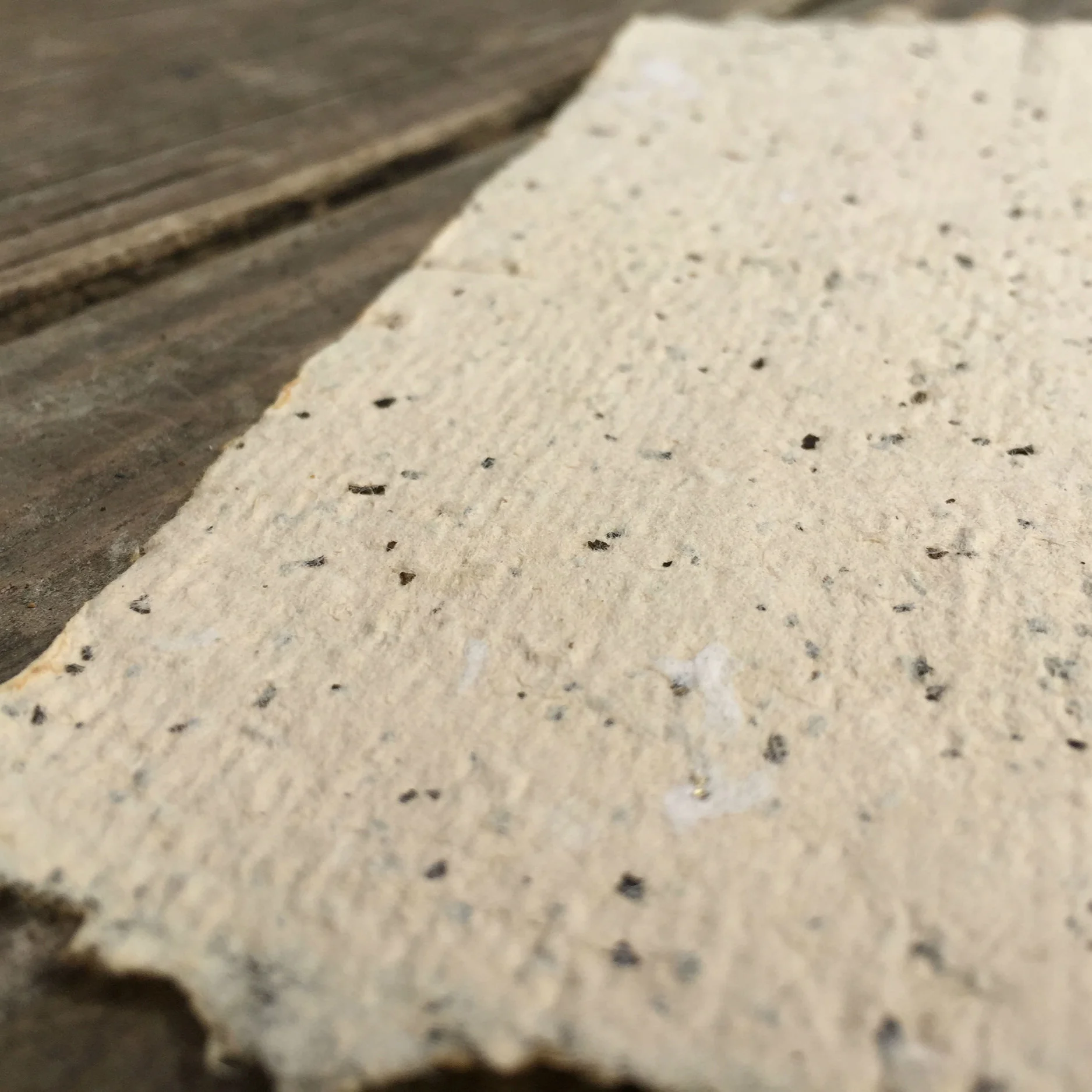 square handmade paper