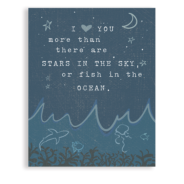 I Love You More Than the Stars and Moon Wall Art — UUPP Sec