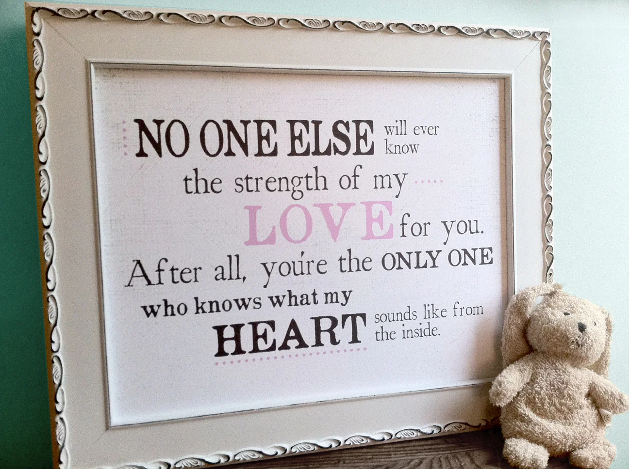 framed nursery art, baby gifts, nursery art