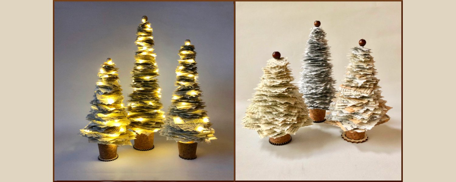 Recycled Paper Trees