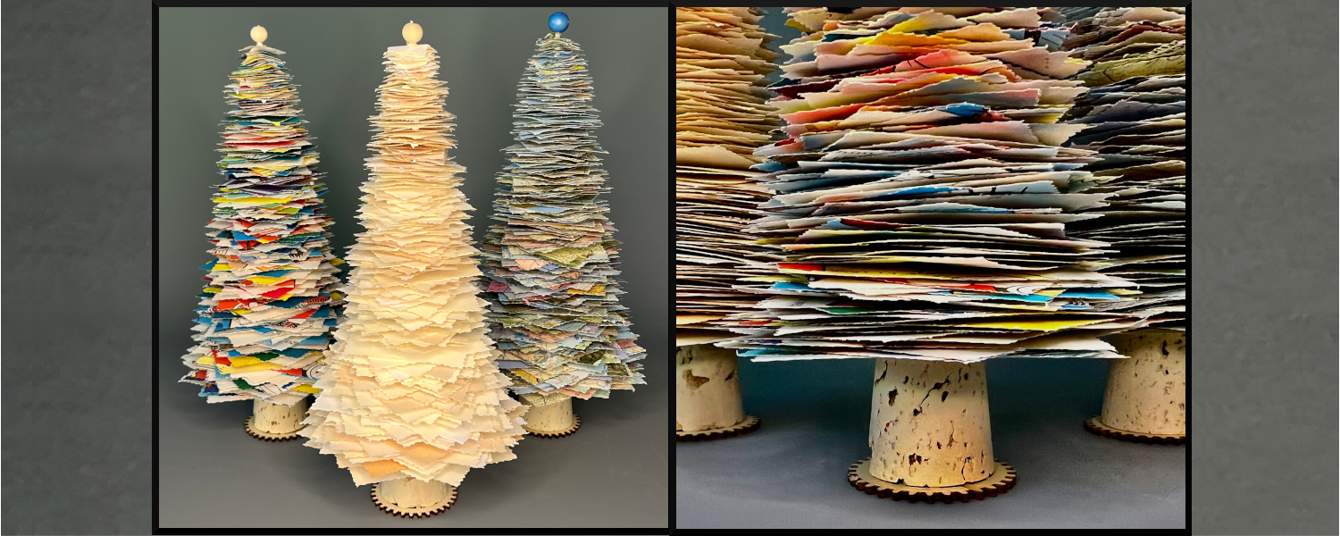 Recycled Paper Trees