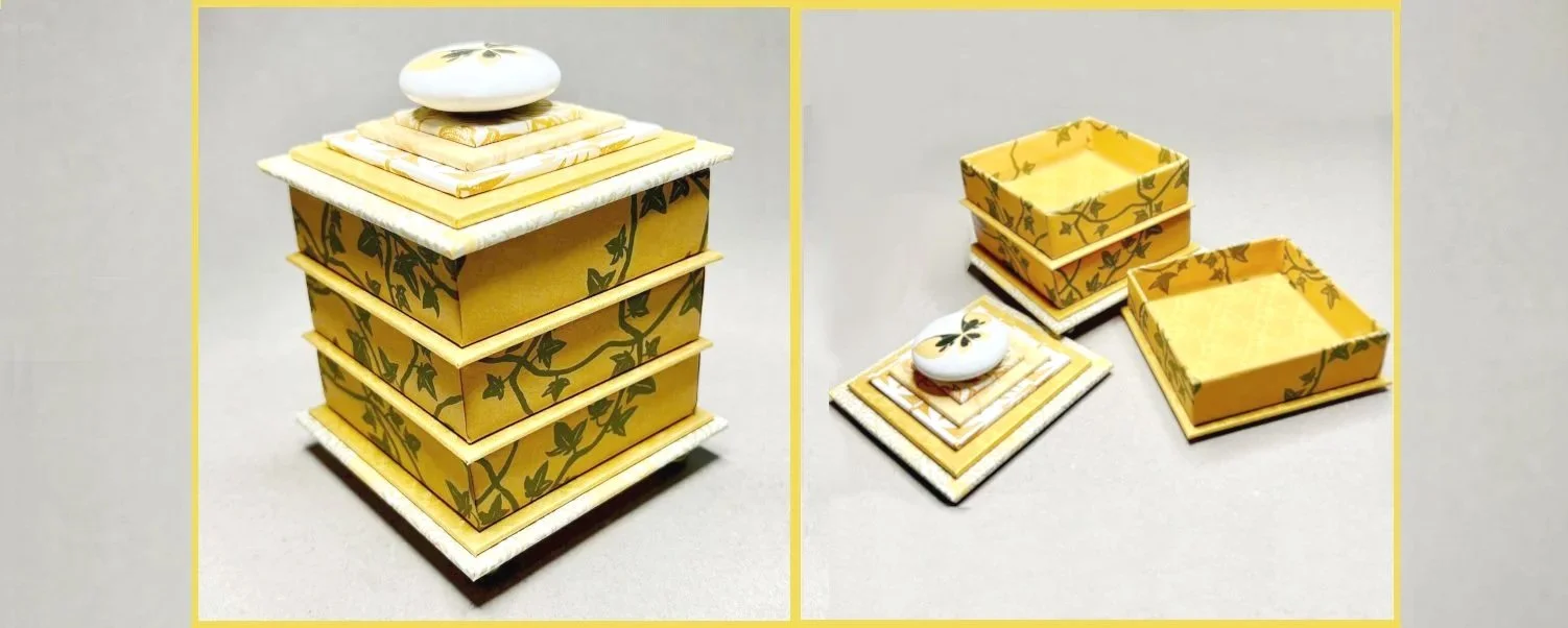 A Clever Stacked Gift or Jewelry Box