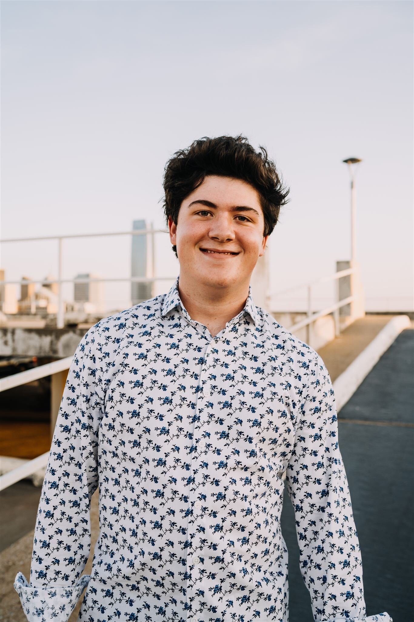 Senior Boy Session in Downtown Oklahoma City