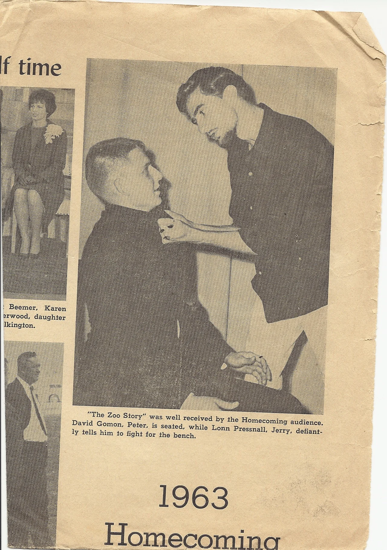 The Zoo Story by Edward Albee - 1963