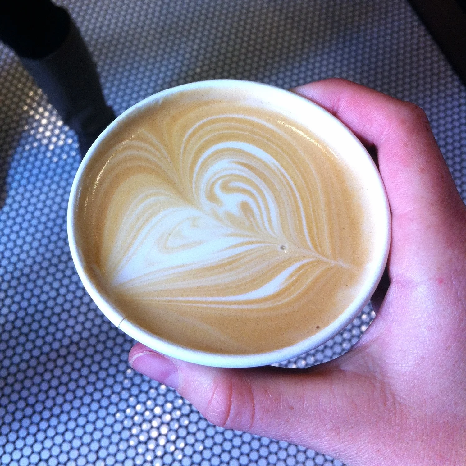 I took a drink before I snapped the picture. Couldn't resist! 