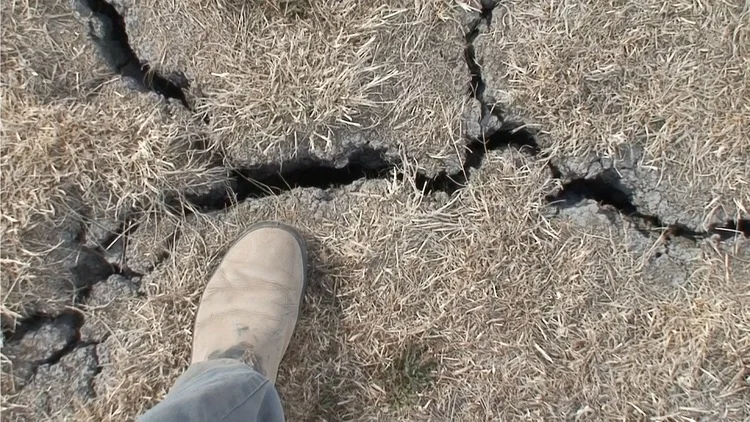 A land of drought and flooding rains. The result of 5 months with virtually no rain