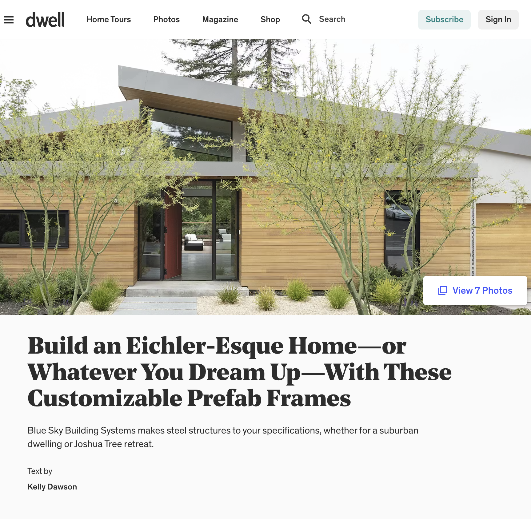 Orinda Retreat_Dwell Article