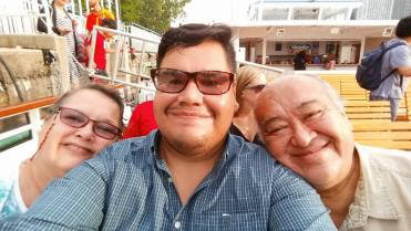 Mama, me, and Papa