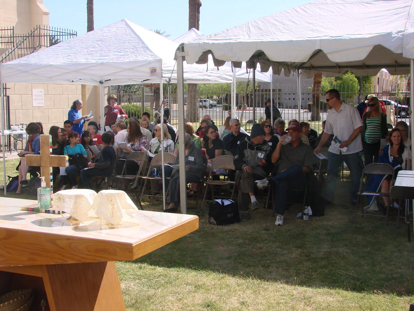 In-Person Worship Trial