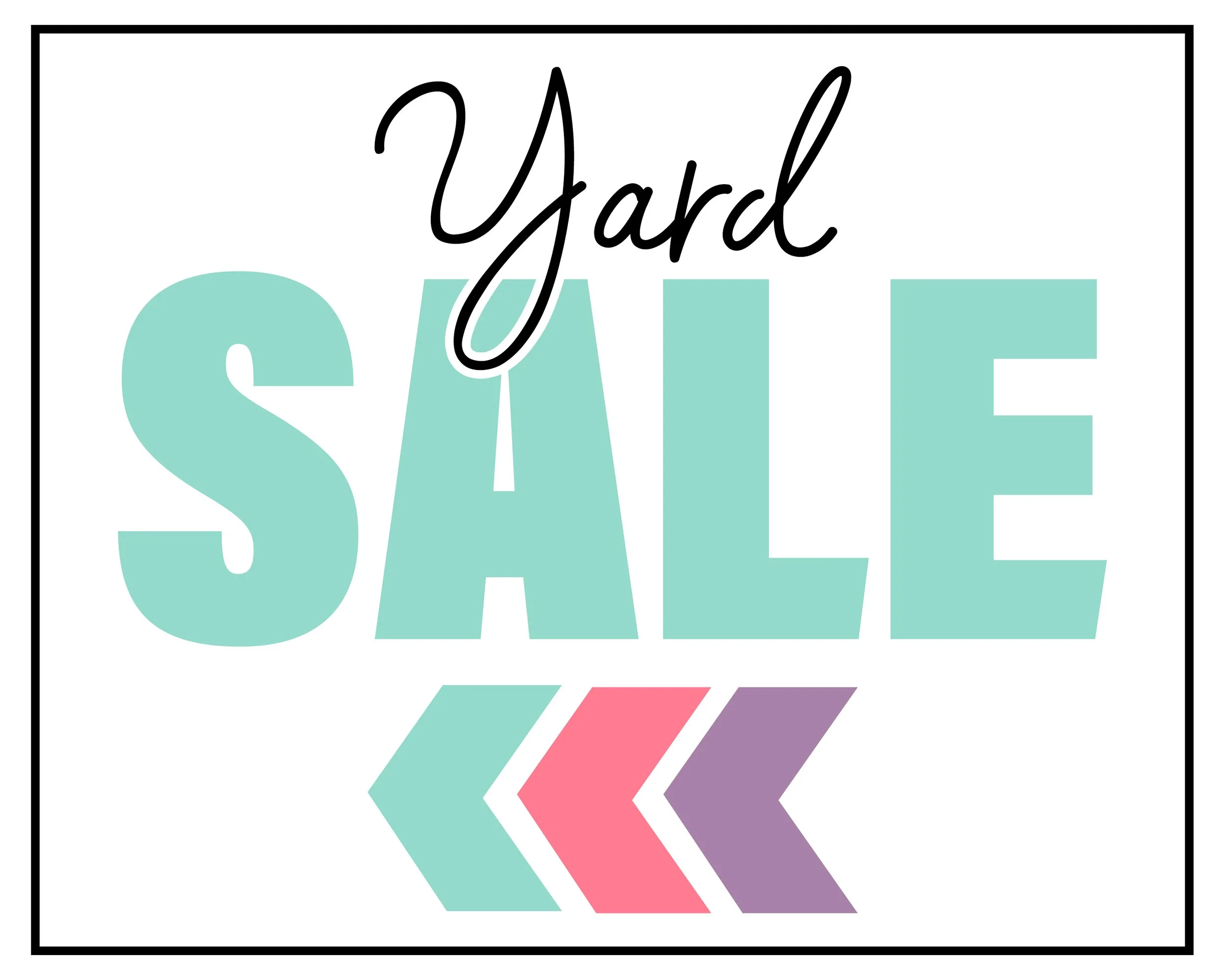 Yard Sale!