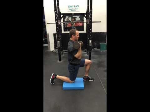 1/2 Kneeling DB Press