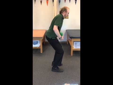 MB Toss Anti-Rotation in Hip Hinge Position
