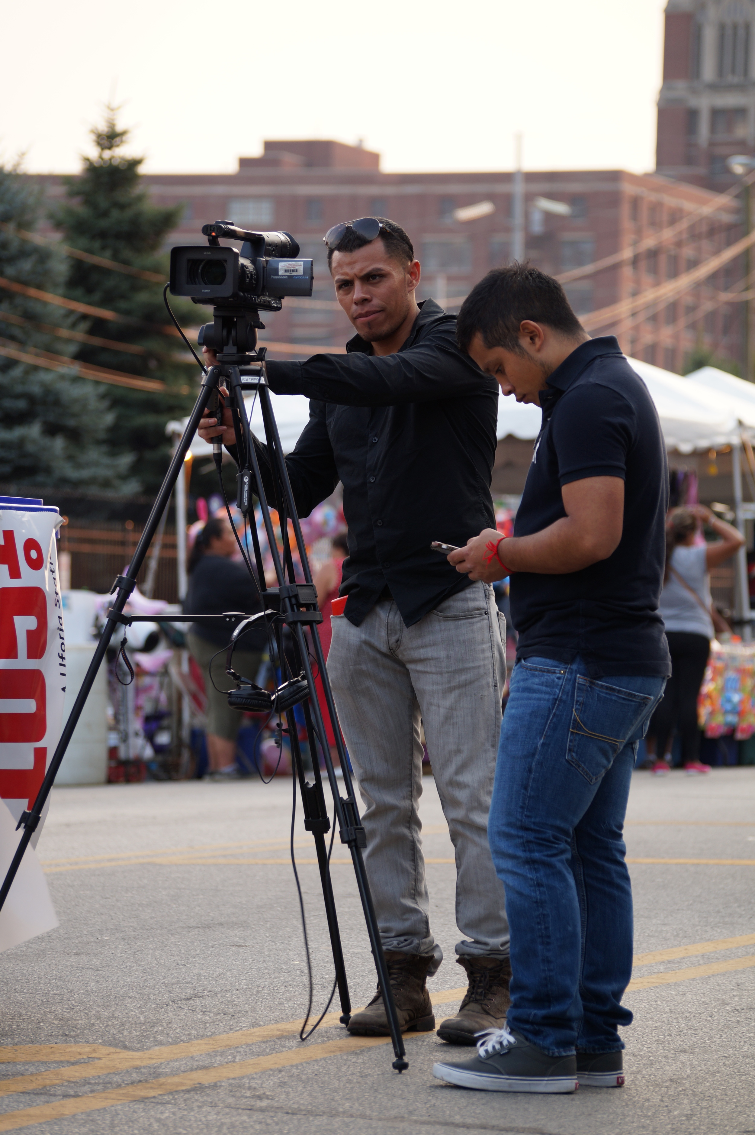 Videographer at Fiesta del Sol 2014