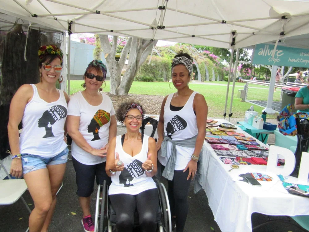 Team Diva Headwraps - headwraps and tees from our earlier collections.