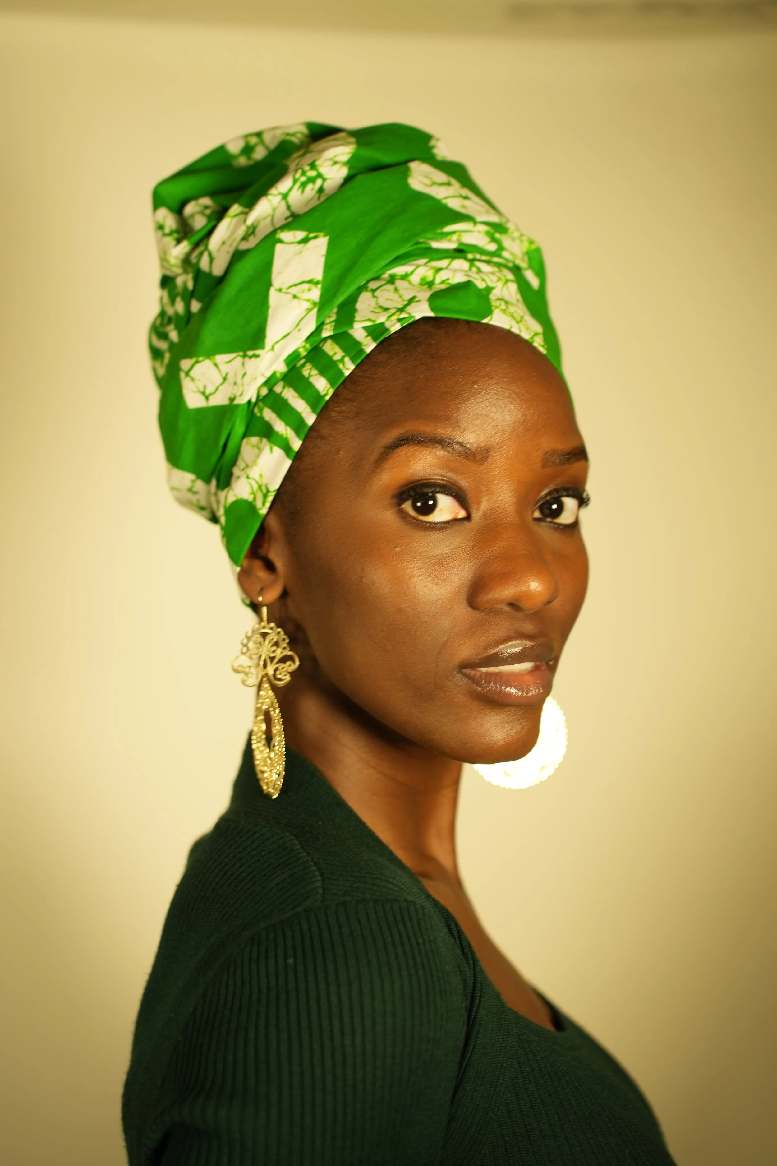 Vibrant Green Essence Headwrap