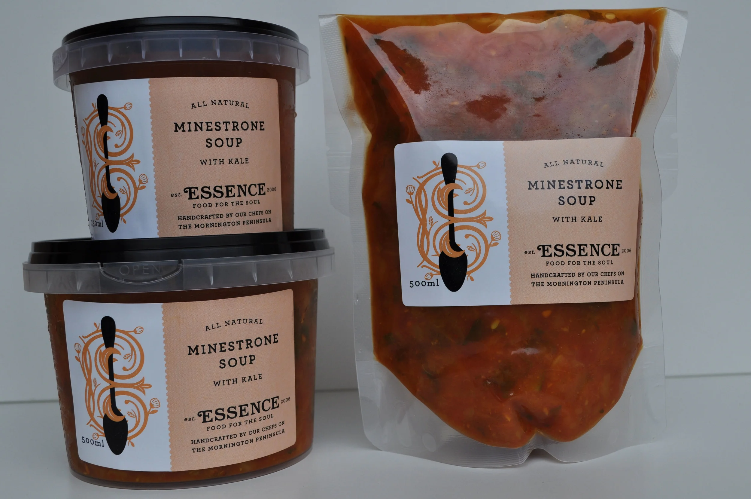 Minestrone Our traditional Minestrone soup is a hearty and healthy winter warmer. Made with ham hock, kale and fresh vegetables, this soup is sure to please.