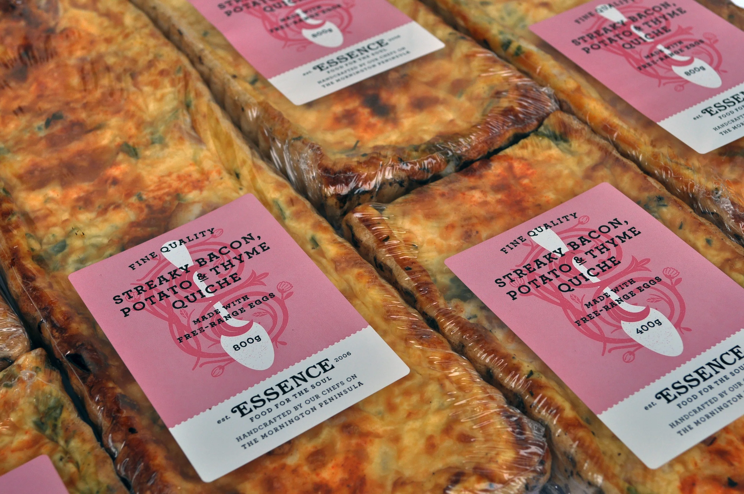 Streaky Bacon, Potato & Thyme Quiche 800g or 400g