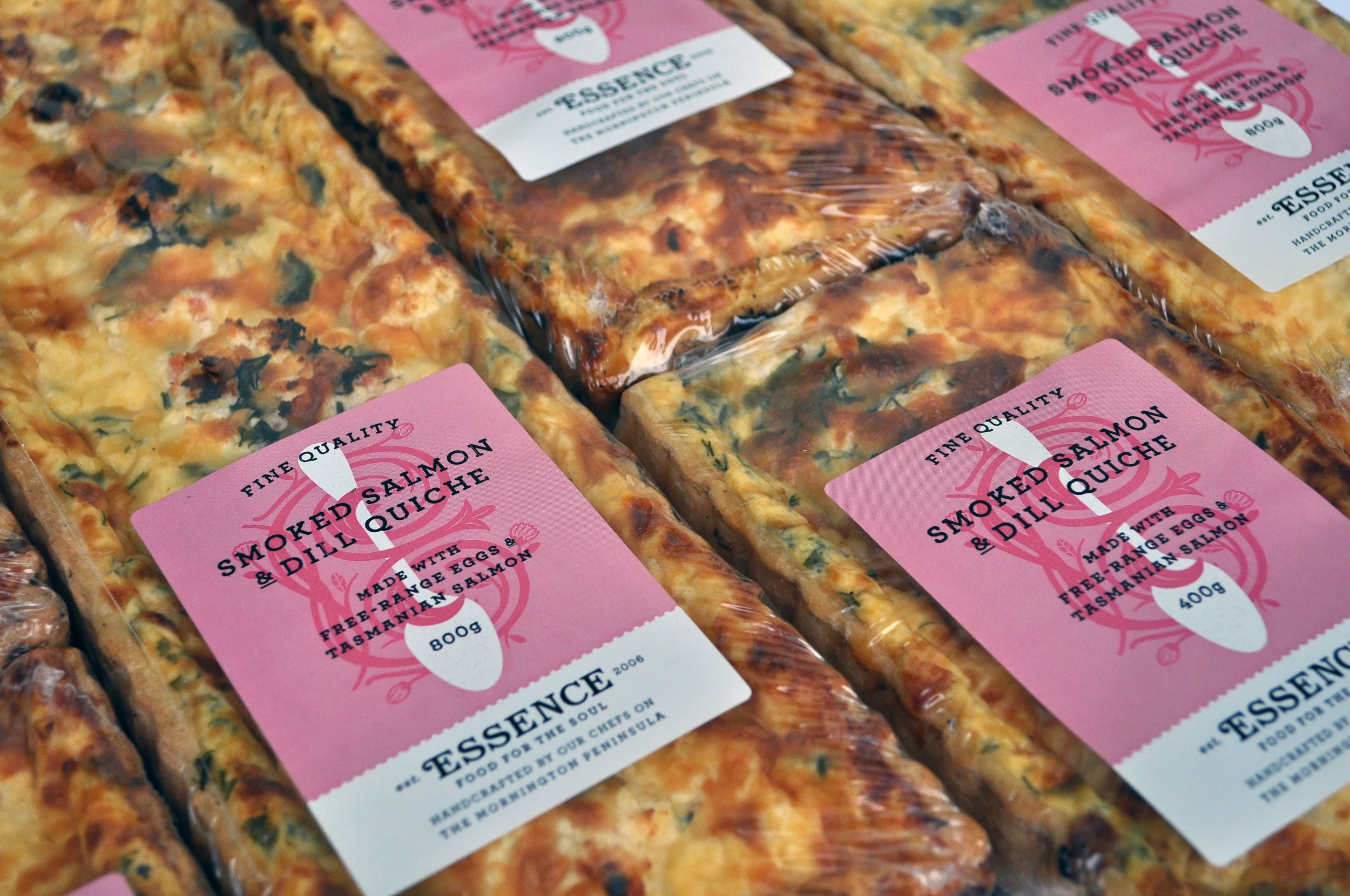 Smoked Salmon & Dill Quiche 800g or 400g
