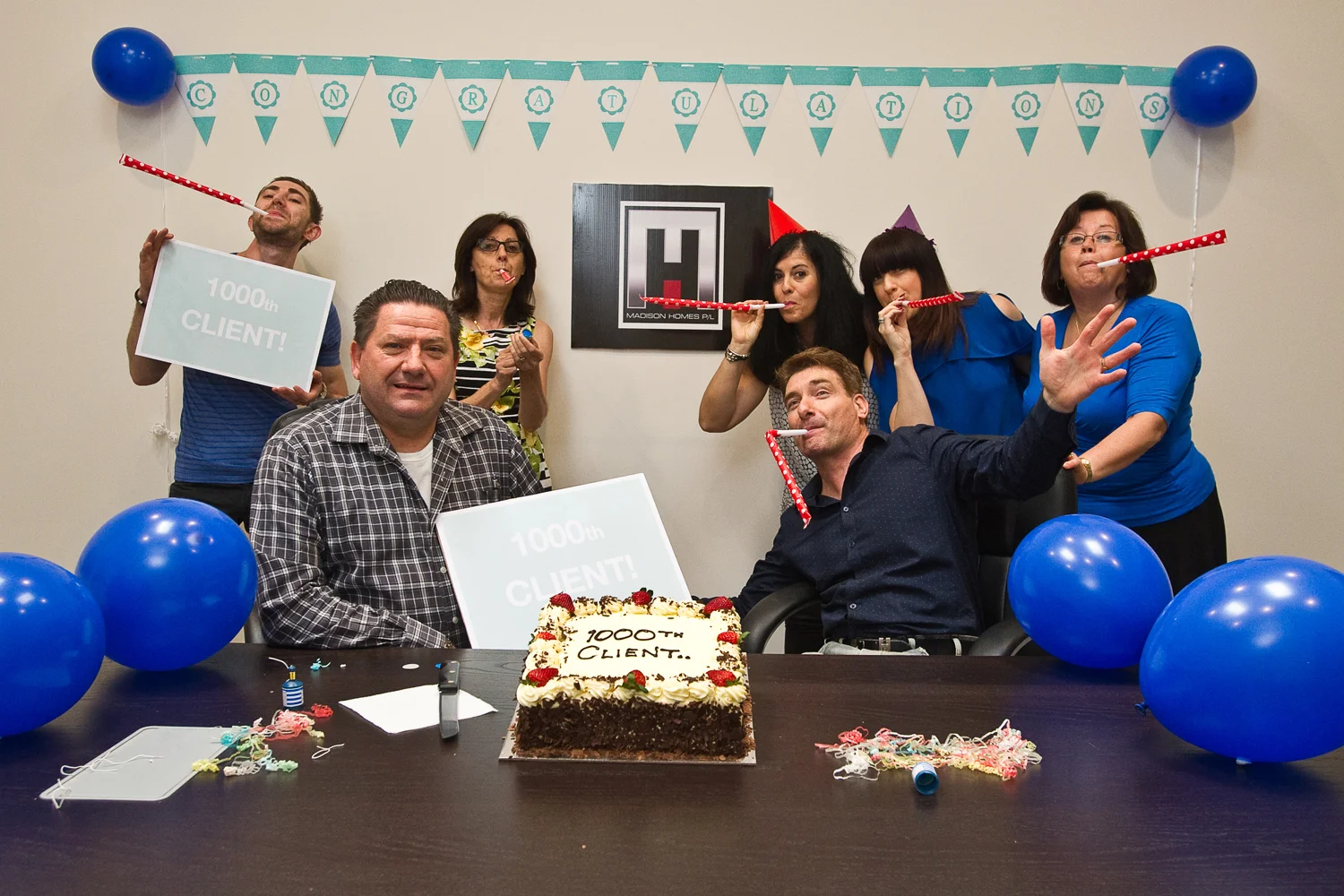 1000th client celebration