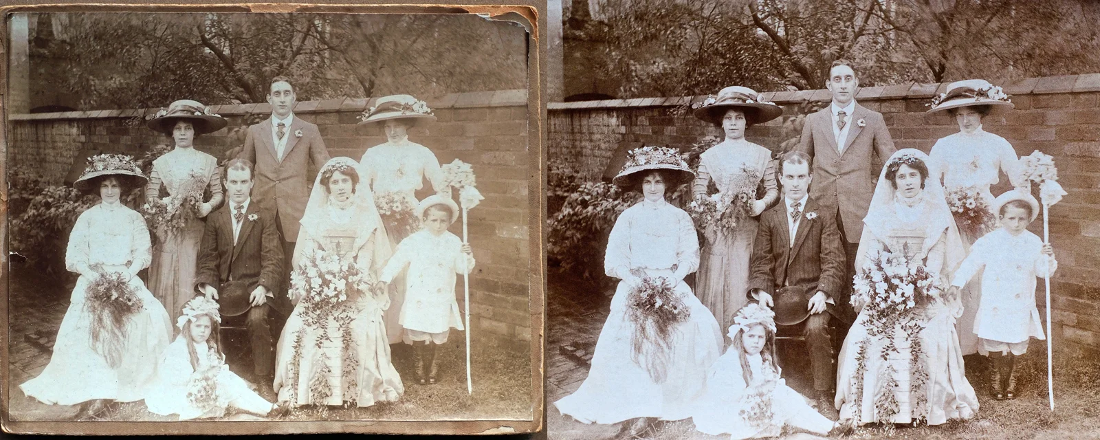 Restoring Old Photographs