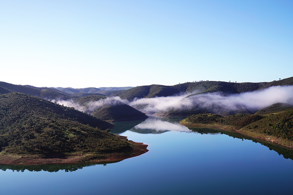 The mountains surrounding Monchique in the morning.