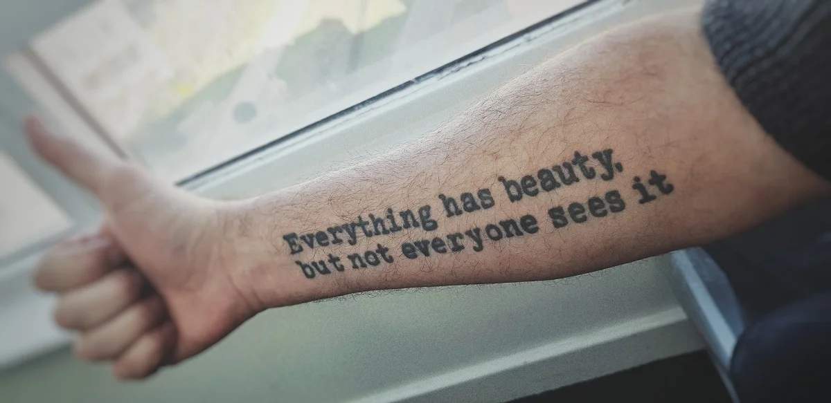 My tattoo is a constant reminder why I love photography so much…