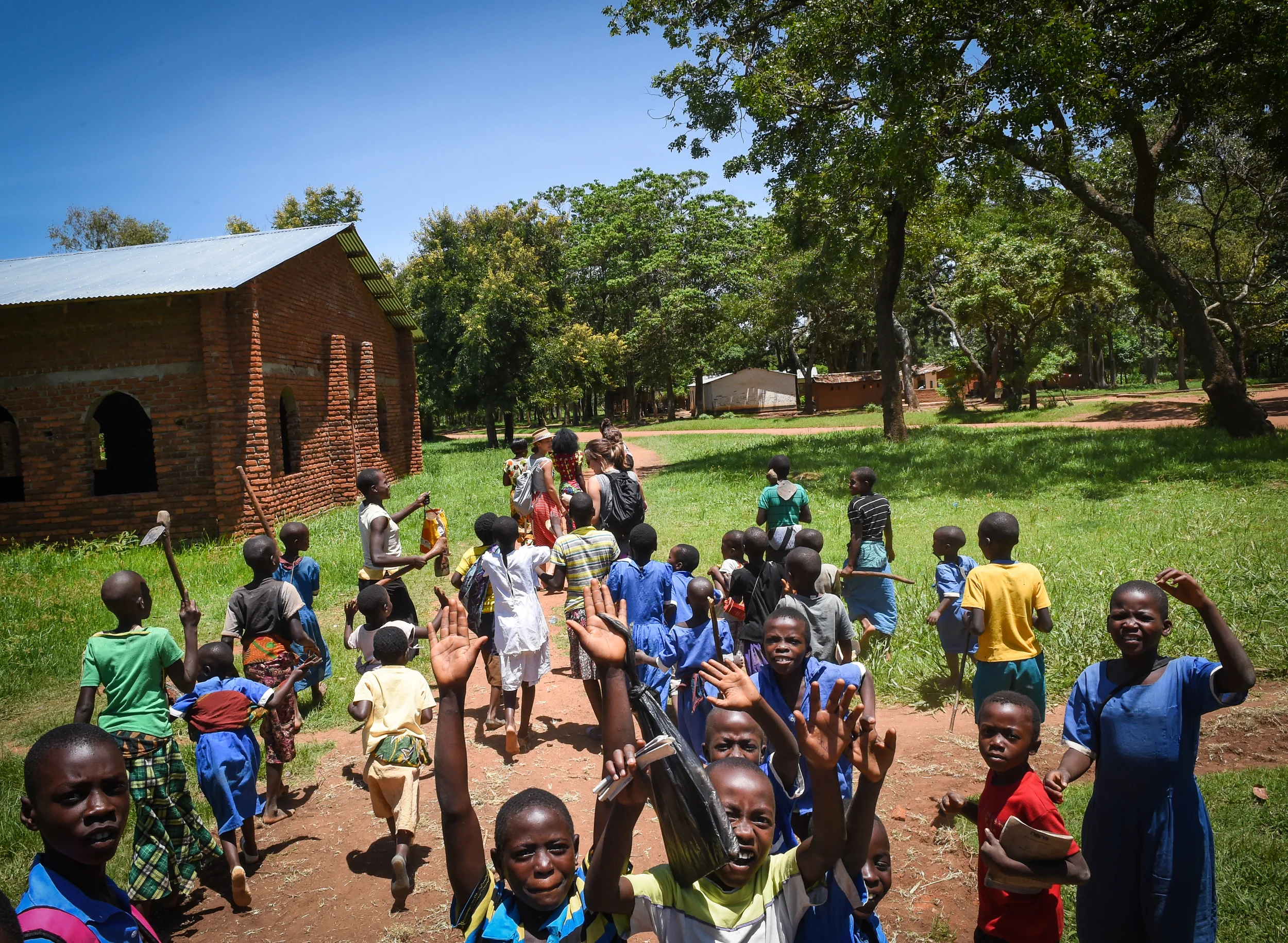 The Nyanja Community Center provides care, education and feeding programs to more than 3800 children; Photo credit: Billy Farrell/ BFA.com