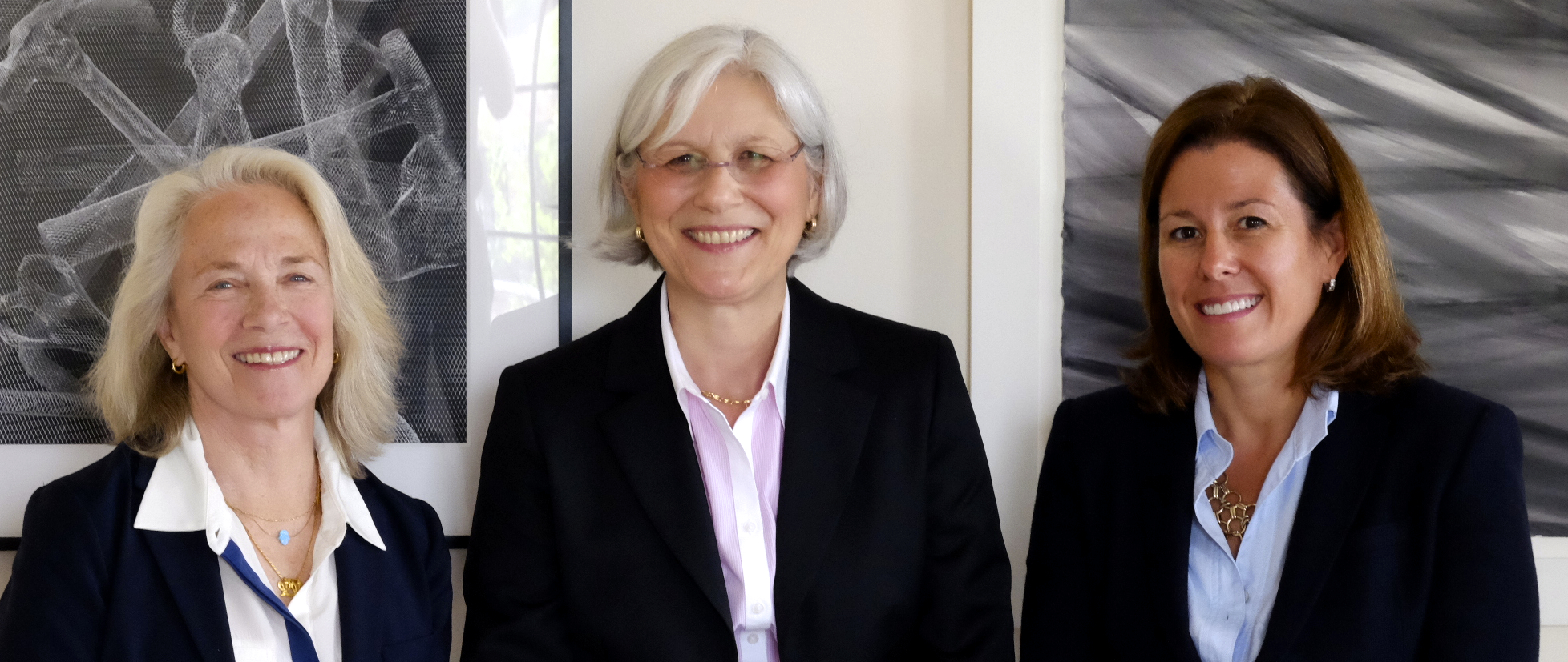 From left to right, ACCORD's Kathy Komaroff Goodman, colleague Chris Straw, and Karen LaRose