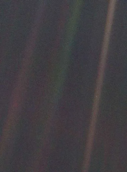 That's everything you've ever known, in the rightmost orange-ish beam of light, 'bout midway up.