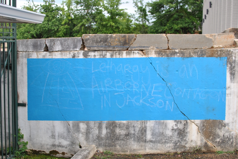 Probably scribbled by this guy, given some of the content.