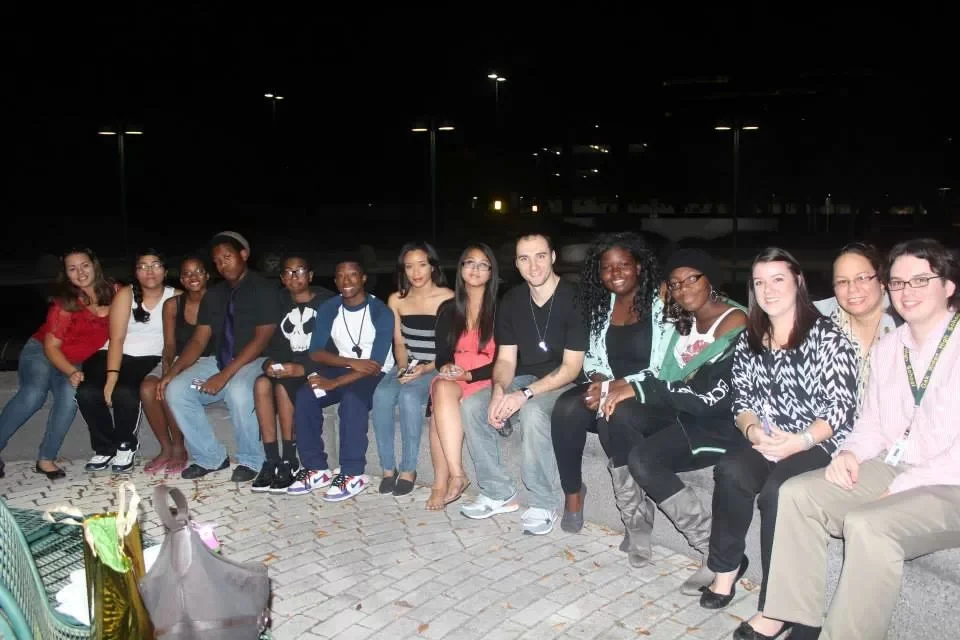  Went to speak at Oak Ridge High school and they came to my show! 