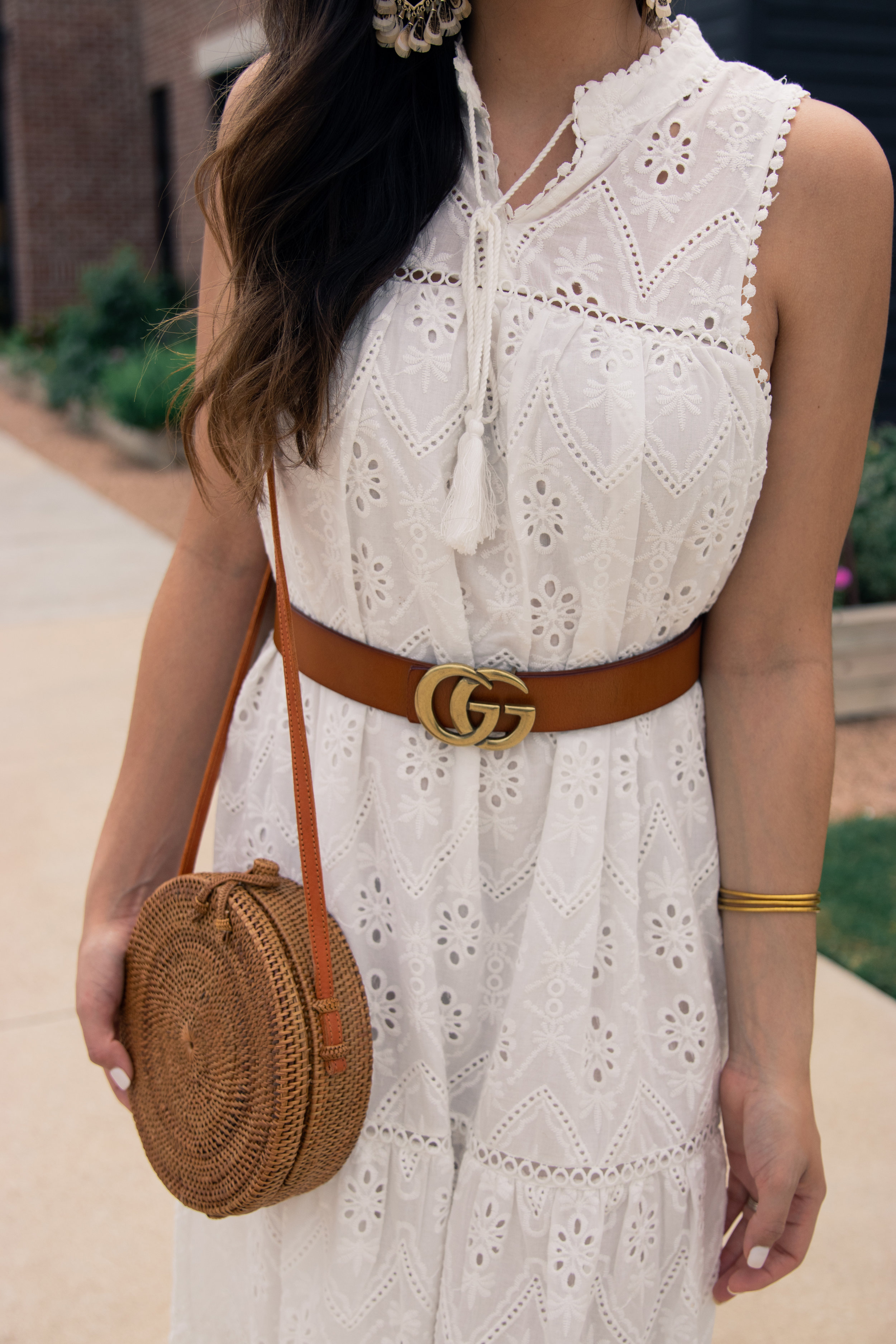 white maxi dresses for beach vacation