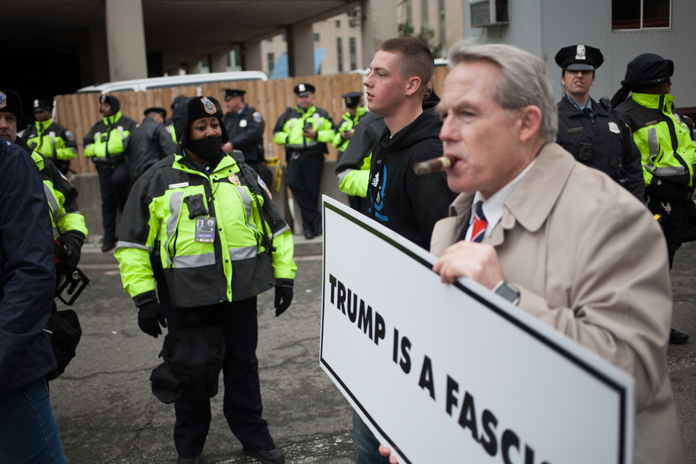 "TRUMP IS A FASCIST"