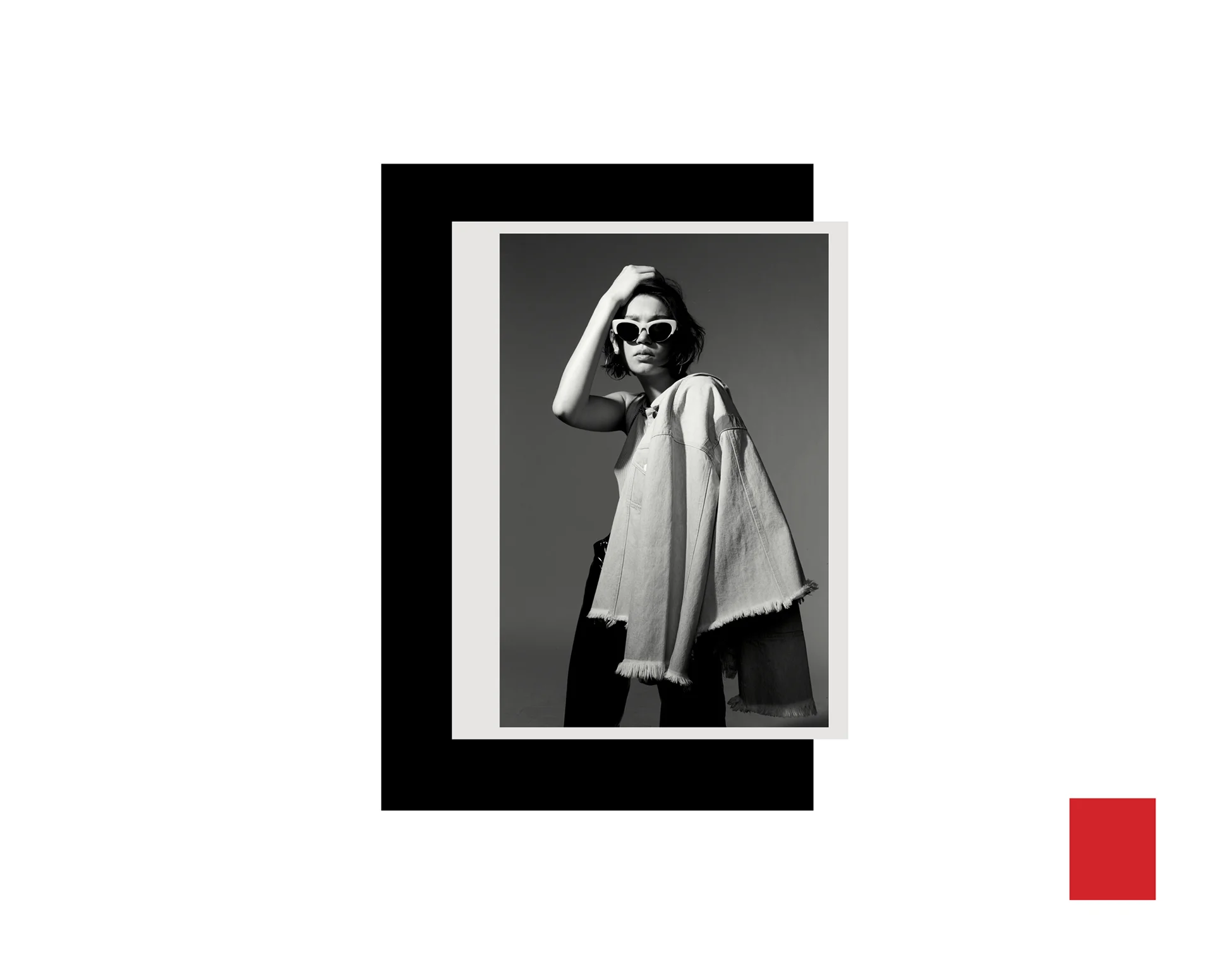 KATE OWEN | NYLON | FASHION CAMPAIGN | RED / collage