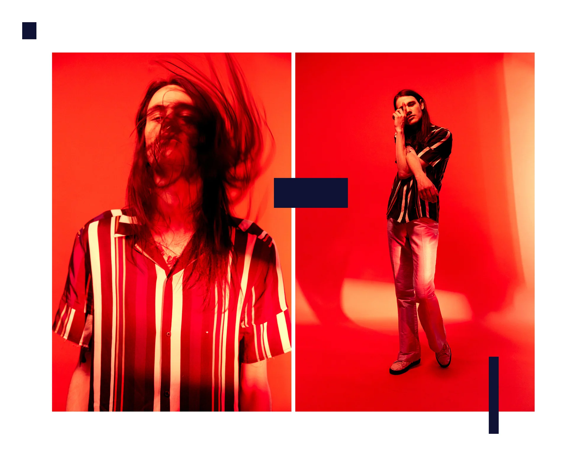 KATE OWEN | NYLON | FASHION CAMPAIGN | RED / collage