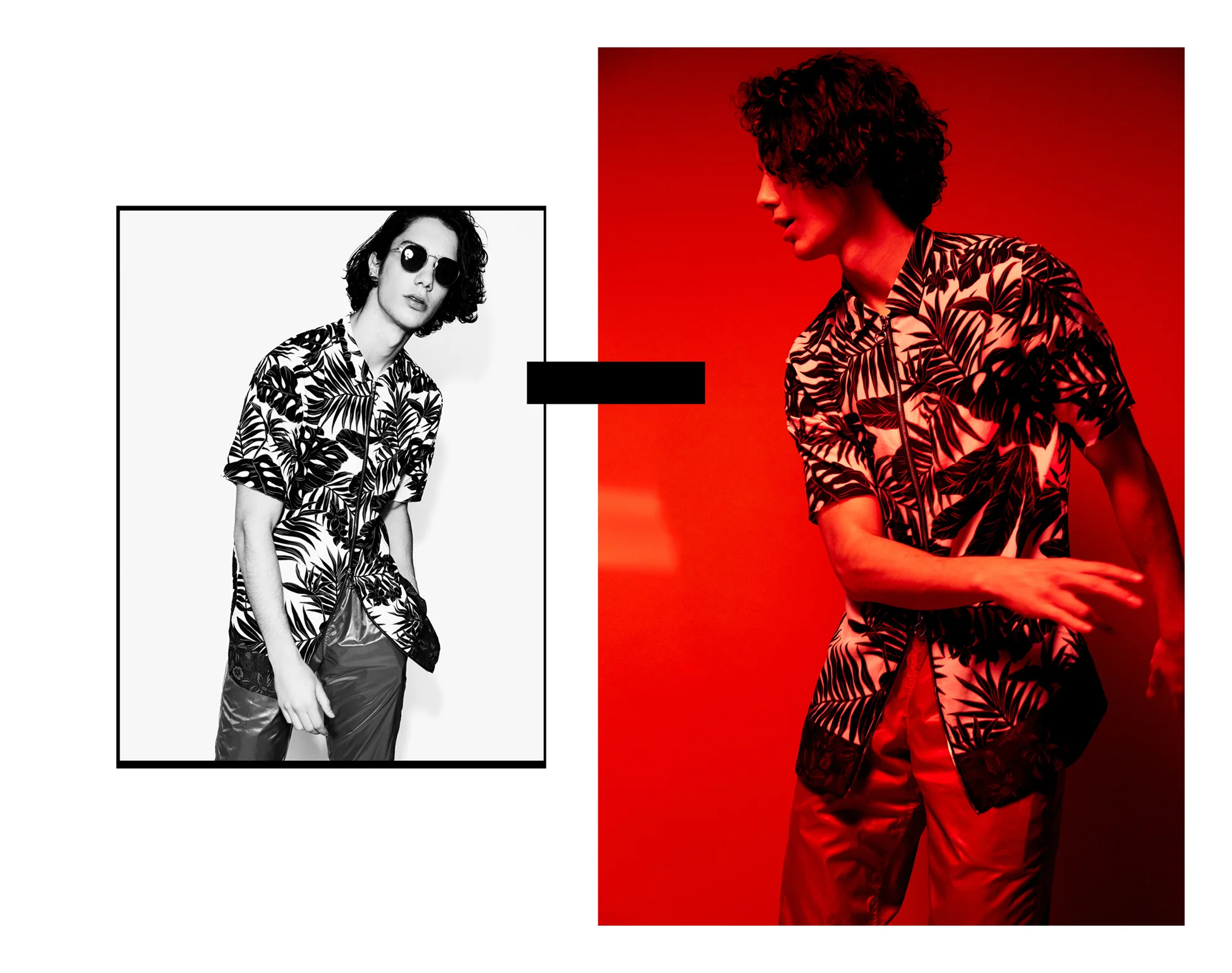 KATE OWEN | NYLON | FASHION CAMPAIGN | RED / collage