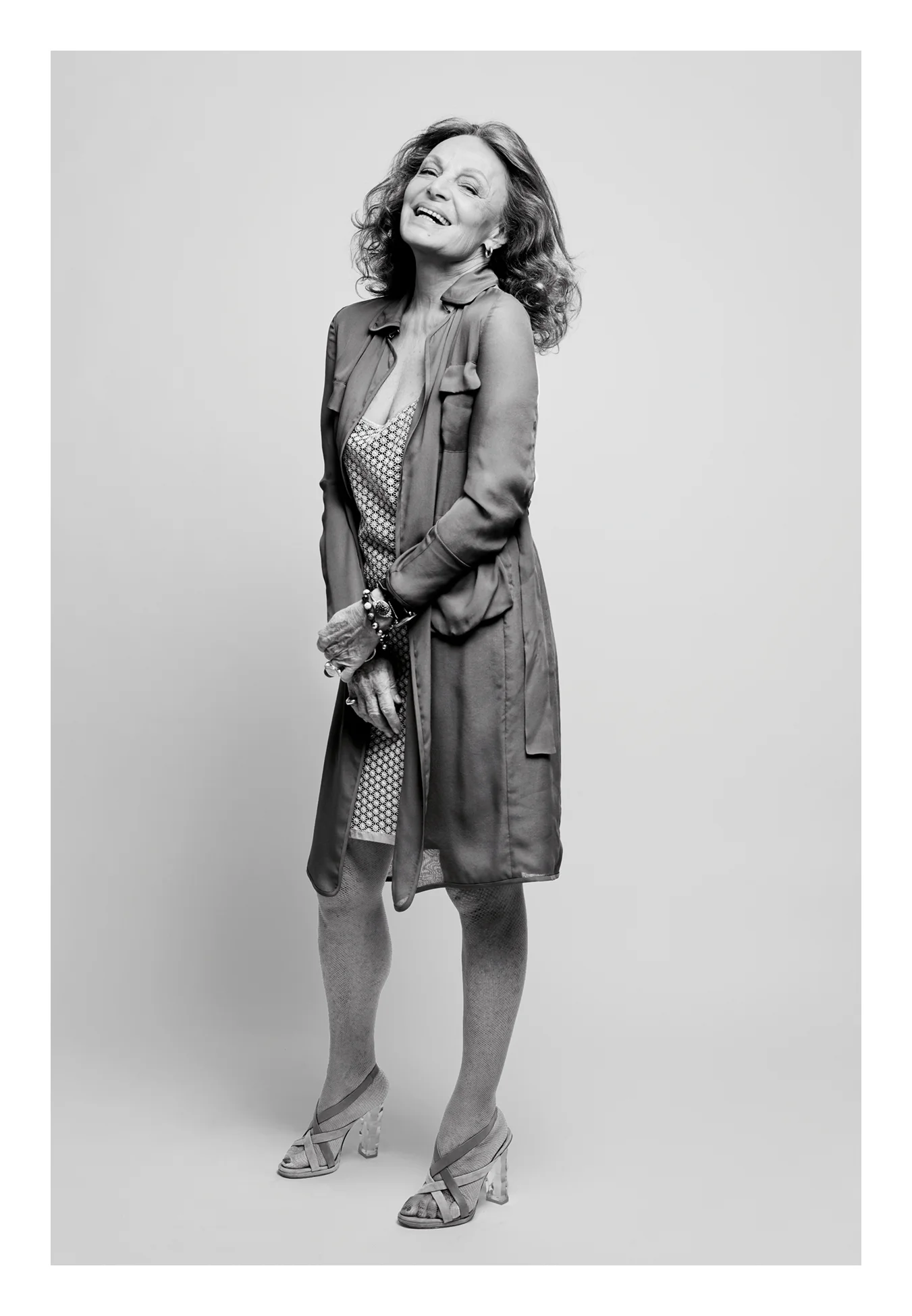 KATE OWEN | DIANE VON FURSTENBERG DVF| BLACK AND WHITE PORTRAIT