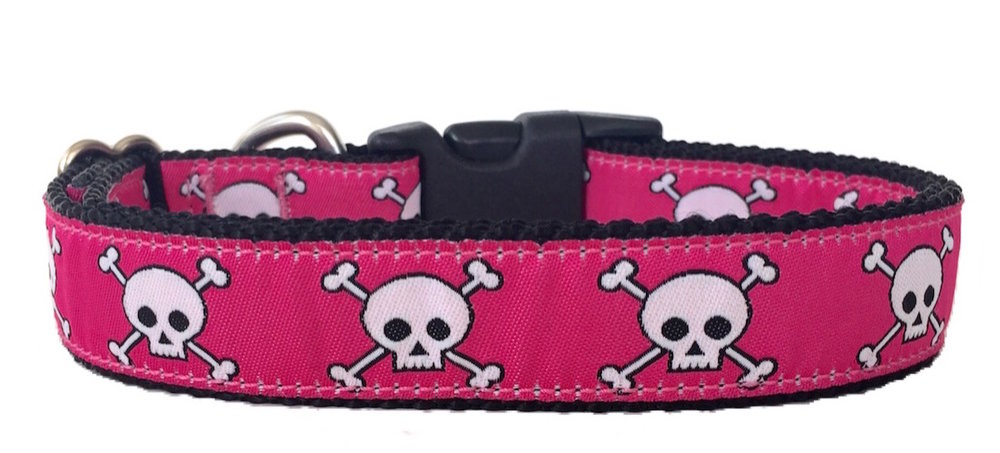 Pink Skull Ribbon Dog — Pet Supplies