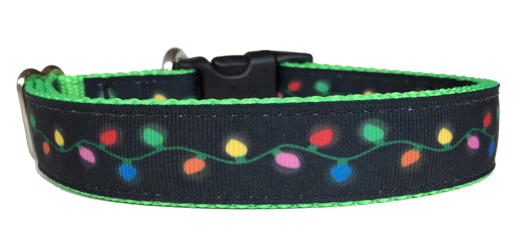 dog collar with christmas lights