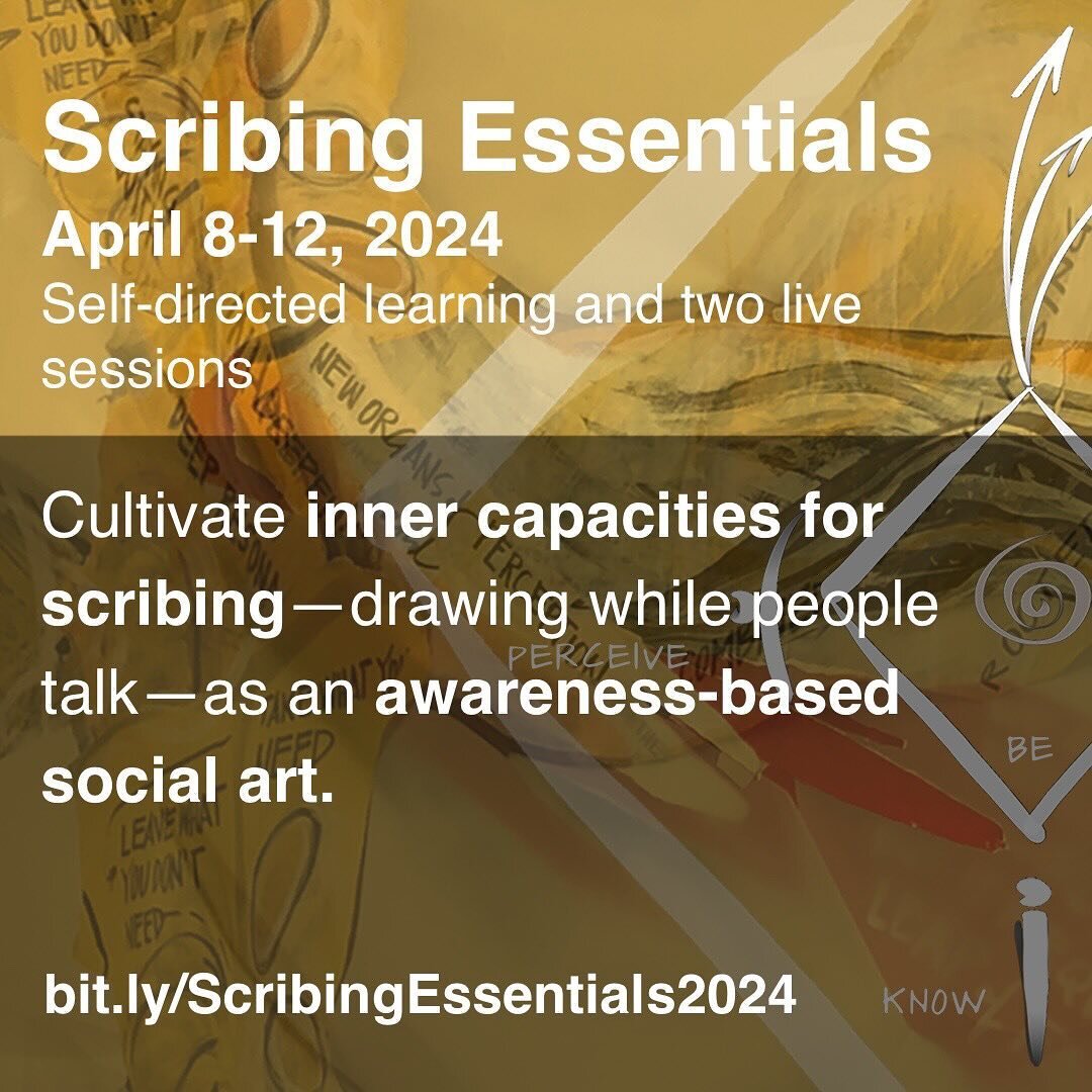 🔗 Registration is open for our upcoming Scribing Essentials online program! April 8-12, 2024. Largely self-paced with two live sessions via Zoom. [Link in bio]