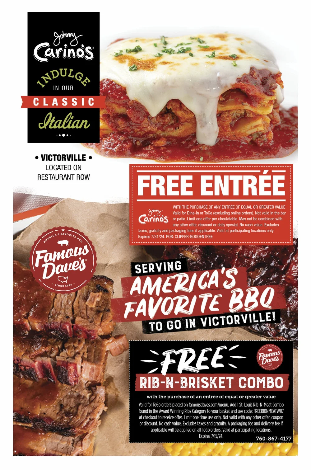 High Desert Direct Mail Advertising Coupons