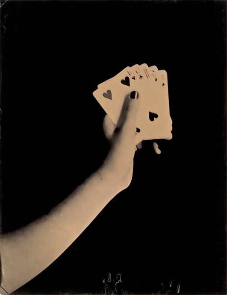   Pencey Prep, Poker, 11 x 14 inch tintype, 2008  