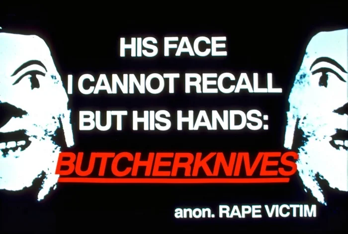 mockup for butcherknives, street poster, 1991