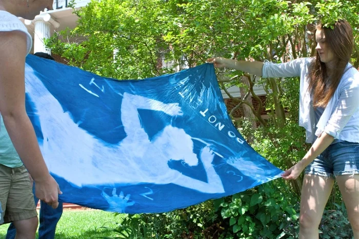 Cyanotype workshop, Kirby Hall School, Austin, TX